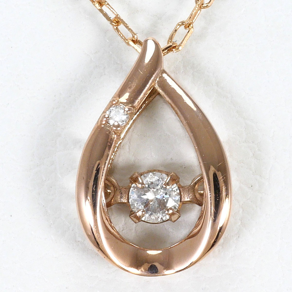 VINTAGE 10k Gold Diamond Necklace